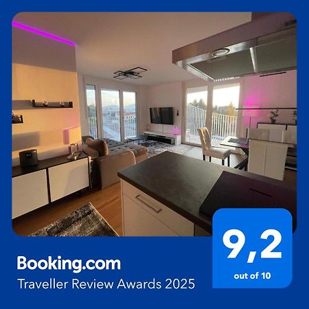Luxusapartment Mit 40 Qm Terrasse, E-Parkplatz Und Parkplatz 格拉茨 外观 照片