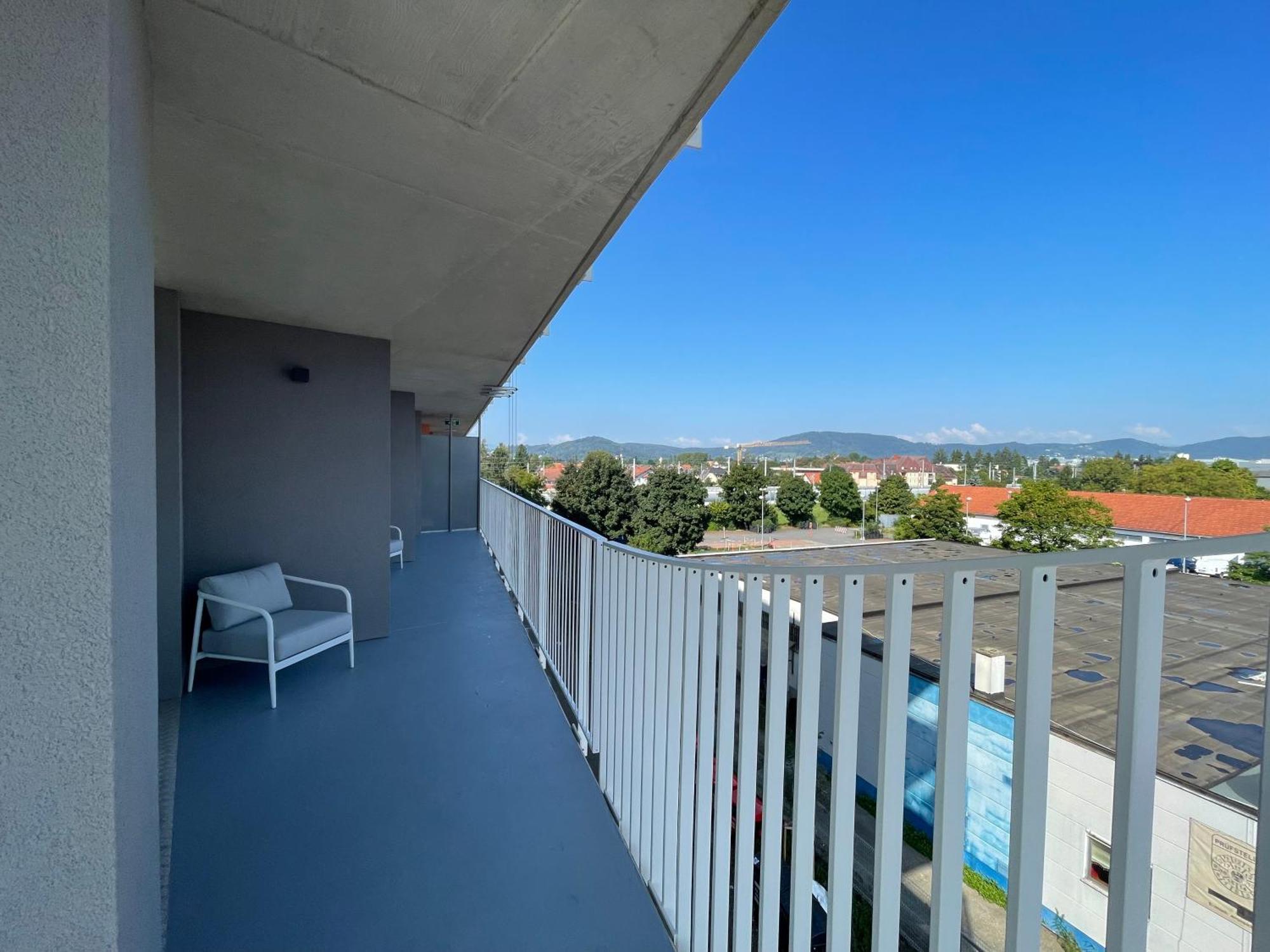 Luxusapartment Mit 40 Qm Terrasse, E-Parkplatz Und Parkplatz 格拉茨 外观 照片