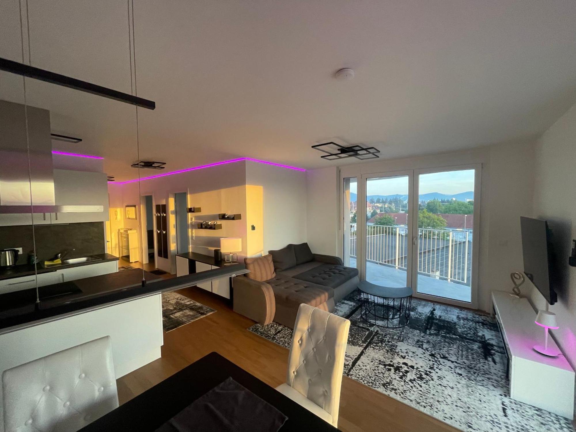 Luxusapartment Mit 40 Qm Terrasse, E-Parkplatz Und Parkplatz 格拉茨 外观 照片